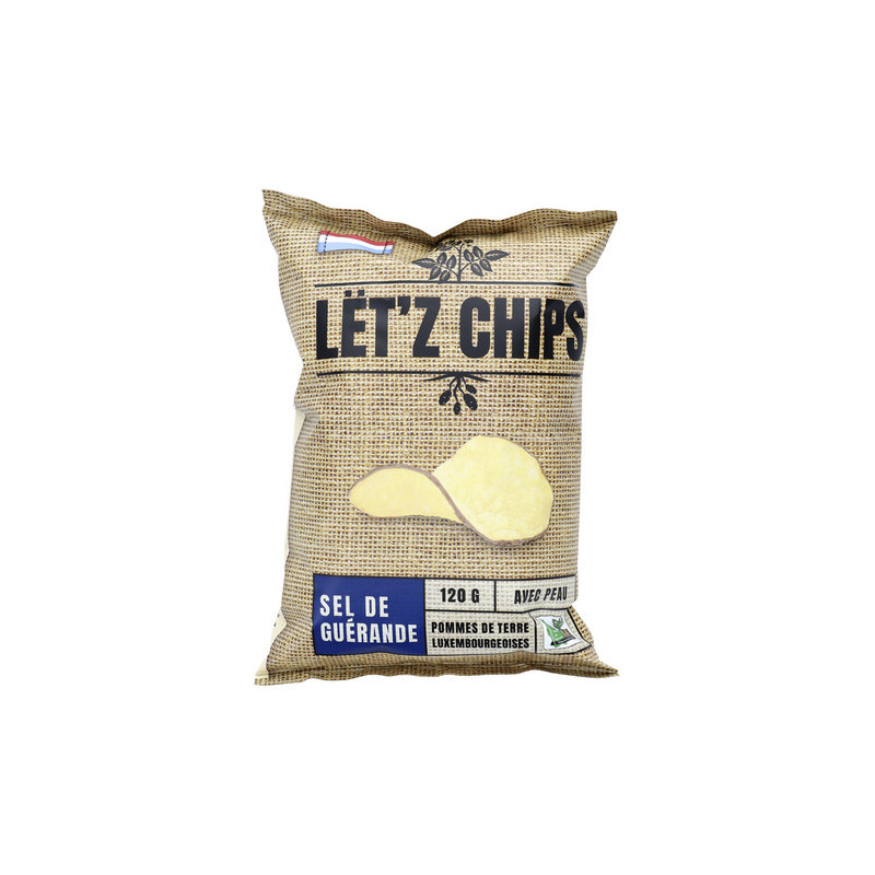 LET'Z chips au sel de Guérande 120g