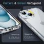 Coque Anti-Jaunissement iPhone 15 - 6,1 Pouces - Étui Antichoc, Housse Anti-Rayures, Dos Transparent
