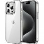 Coque Anti-Jaunissement iPhone 15 Pro - 6,1 Pouces - Étui Antichoc, Housse Anti-Rayures, Dos Transparent