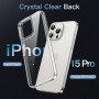 Coque Anti-Jaunissement iPhone 15 Pro - 6,1 Pouces - Étui Antichoc, Housse Anti-Rayures, Dos Transparent