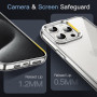 Coque Anti-Jaunissement iPhone 15 Pro - 6,1 Pouces - Étui Antichoc, Housse Anti-Rayures, Dos Transparent