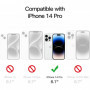 Coque Anti-Jaunissement iPhone 14 Pro - 6,1 Pouces - Étui Antichoc, Housse Anti-Rayures, Dos Transparent