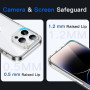 Coque Anti-Jaunissement iPhone 14 Pro - 6,1 Pouces - Étui Antichoc, Housse Anti-Rayures, Dos Transparent