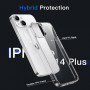 Coque Anti-Jaunissement iPhone 14 Plus - 6,7 Pouces - Étui Antichoc, Housse Anti-Rayures, Dos Transparent