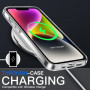 Coque Anti-Jaunissement iPhone 14 Plus - 6,7 Pouces - Étui Antichoc, Housse Anti-Rayures, Dos Transparent