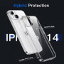 Coque Anti-Jaunissement iPhone 14 - 6,1 Pouces - Étui Antichoc, Housse Anti-Rayures, Dos Transparent