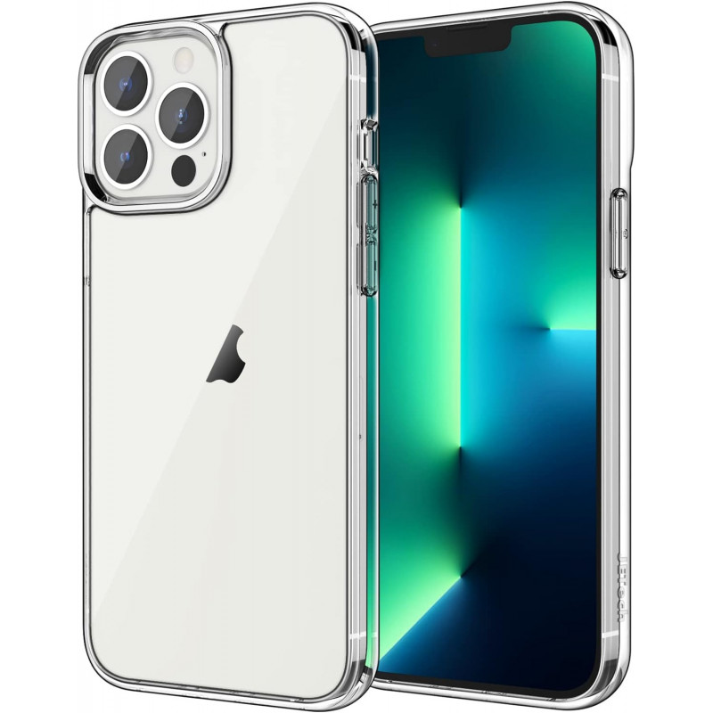 Coque Anti-Jaunissement iPhone 13 Pro Max - 6,7 Pouces - Étui Antichoc, Housse Anti-Rayures, Dos Transparent