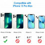 Coque Anti-Jaunissement iPhone 13 Pro Max - 6,7 Pouces - Étui Antichoc, Housse Anti-Rayures, Dos Transparent