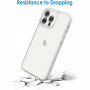 Coque Anti-Jaunissement iPhone 13 Pro Max - 6,7 Pouces - Étui Antichoc, Housse Anti-Rayures, Dos Transparent