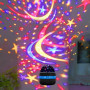Projecteur ciel étoilé LED USB - Lampe magique avec projection étoiles & lune, veilleuse décorative chambre, cadeau idéal