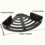 Lot de 2 étagères d’angle douche, Support adhésif sans perçage, rangement mural salle de bain, organisateur shampoing