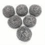 Lot de 6 éponges en acier inoxydable – Nettoyage puissant, réutilisables, non-éraflantes, idéales cuisine & vaisselle