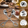 Pince à Boulettes de Viande Inox – Moule Antiadhésif, Poignées Antidérapantes, Idéale Rice Cake, Pâte à Biscuits & Glace