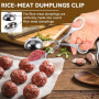 Pince à Boulettes de Viande Inox – Moule Antiadhésif, Poignées Antidérapantes, Idéale Rice Cake, Pâte à Biscuits & Glace