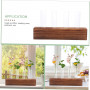 Support Hydroponique Tube à Essai pour Plantes – Pot de Fleur en Verre et Bois, Vase Décoratif Bureau, Conteneur de Composition