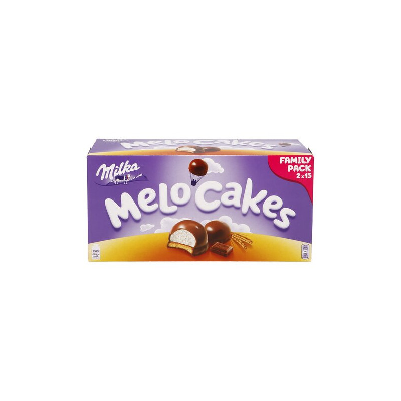 MILKA Melo-Cakes 30 pièces 500g