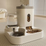 Distributeur automatique eau et croquettes pour chien et chat – Alimentation par gravité – Double capacité – Sans piles, Durable