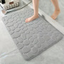 Tapis de bain antidérapant 40x60 cm – Polaire corail ultra absorbant – Confort et sécurité – Idéal salle de bain & douche