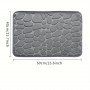 Tapis de bain antidérapant 40x60 cm – Polaire corail ultra absorbant – Confort et sécurité – Idéal salle de bain & douche