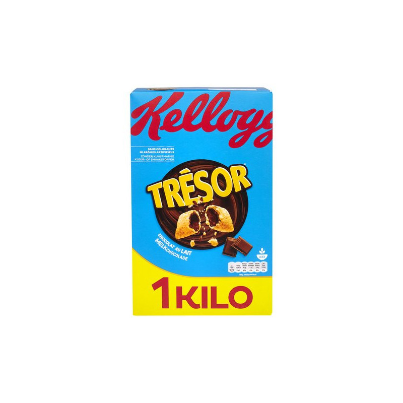 KELLOGG'S TRÉSOR chocolat au lait 1kg