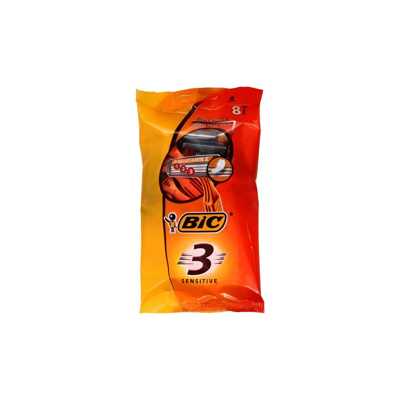 BIC rasoir jetable 3 Sensitive (8pc)