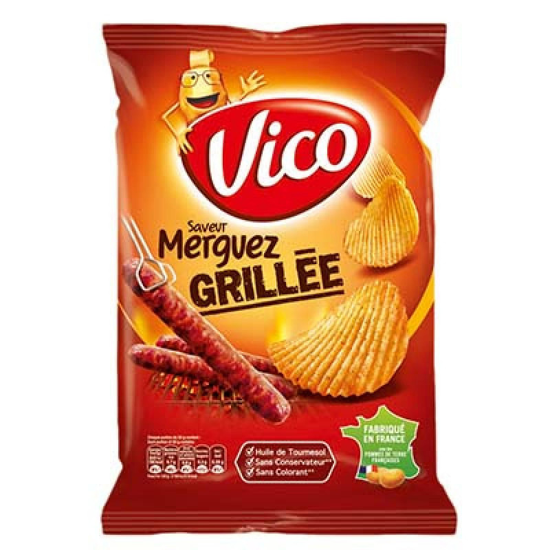 Vico Chips saveur merguez grillé 120g