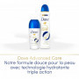 Dove Déodorant Bille Anti-Transpirant Advanced Care Original 50 ml, Protection Longue Durée