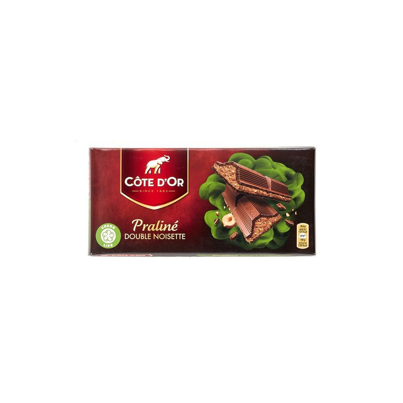 CÔTE D’OR Tablette Praliné Double Noisette 200g