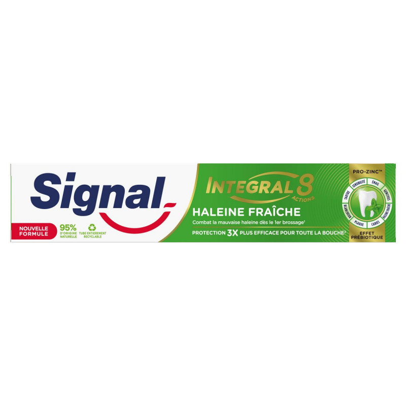 SIGNAL Dentifrice Integral 8 Haleine Fraîche Effet Prébiotique 75ml