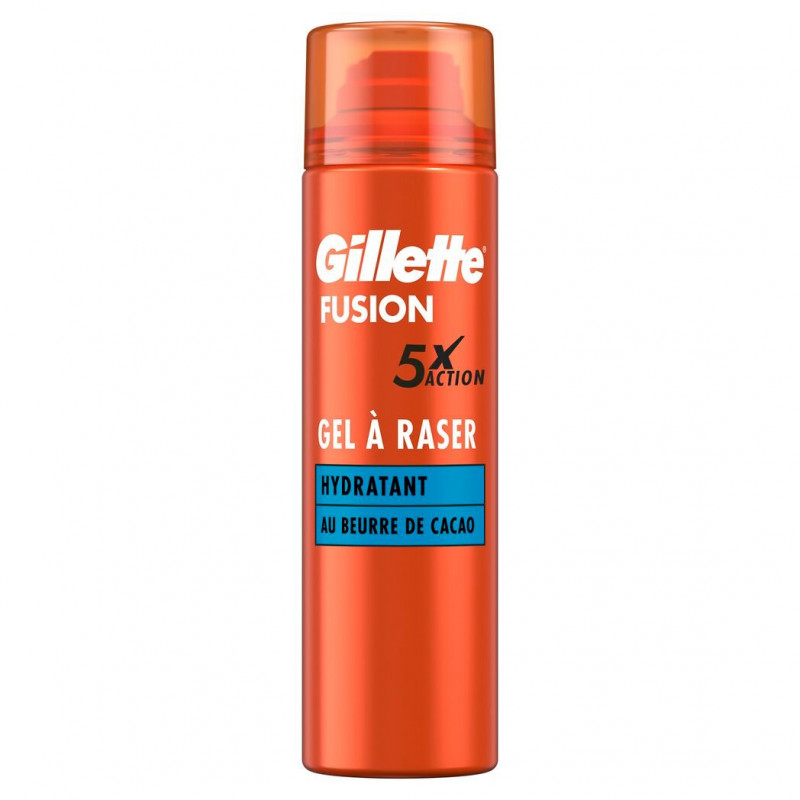 GILLETTE Gel à raser hydratant au beurre de cacao 200ml