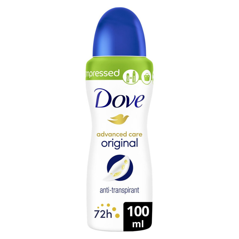 Dove Déodorant Spray Compressé Original 100ml