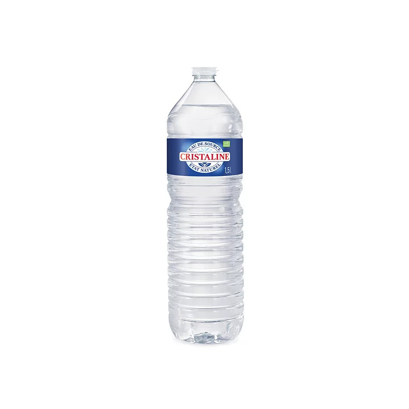 CRISTALINE Eau de source plate 1,5L