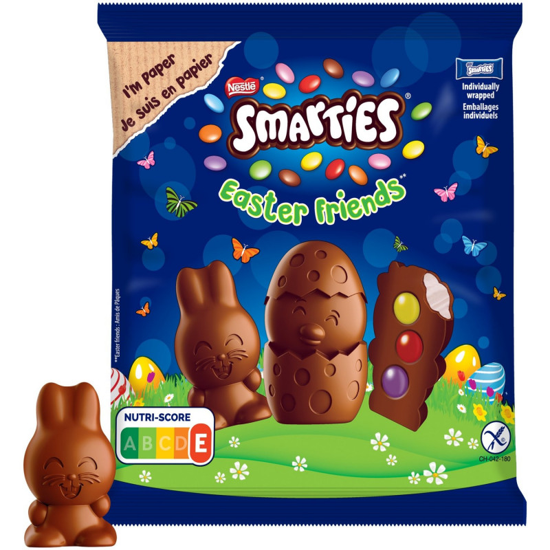 SMARTIES Mini figurines de pâques en chocolat 65g