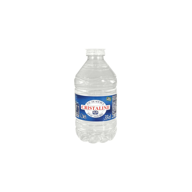 CRISTALINE Eau de source plate 33cl