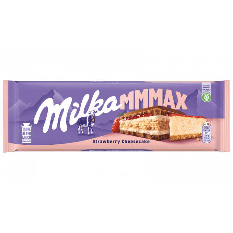 Milka Mmmax Strawberry Cheesecake 300g