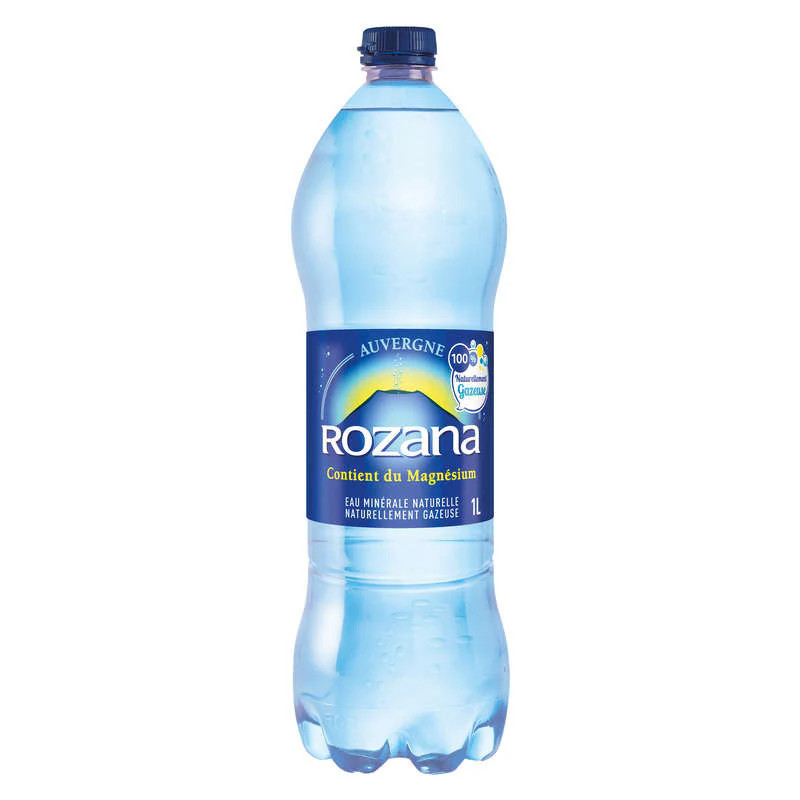 ROZANA Eau Gazeuse Minérale Naturelle 1L