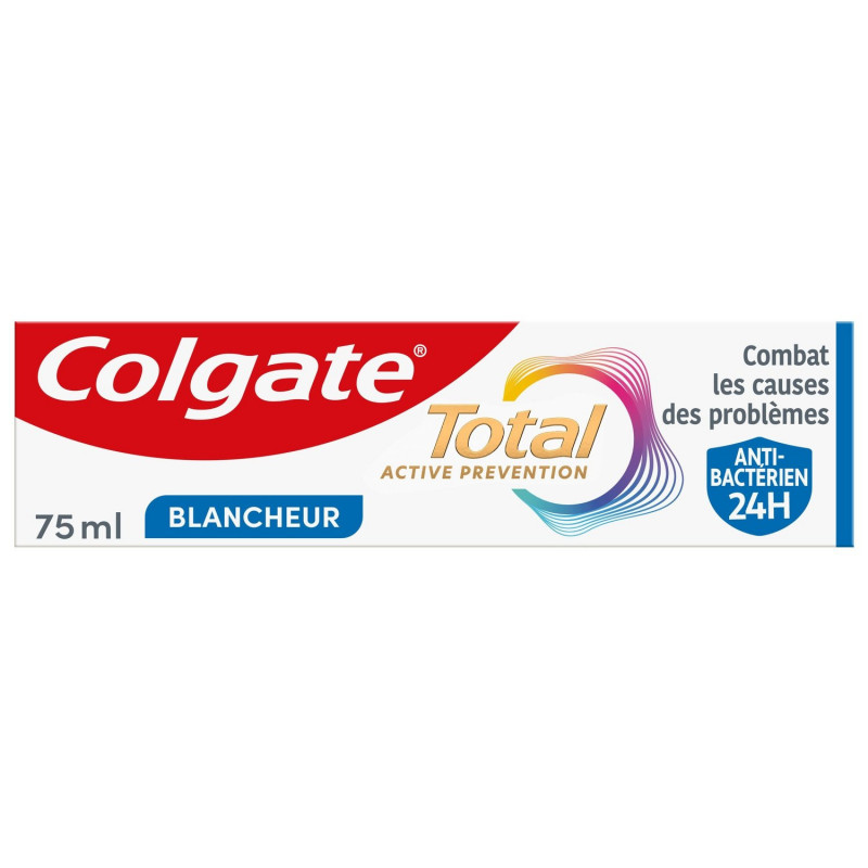COLGATE Dentifrice Total Active Prévention Blancheur 75ml