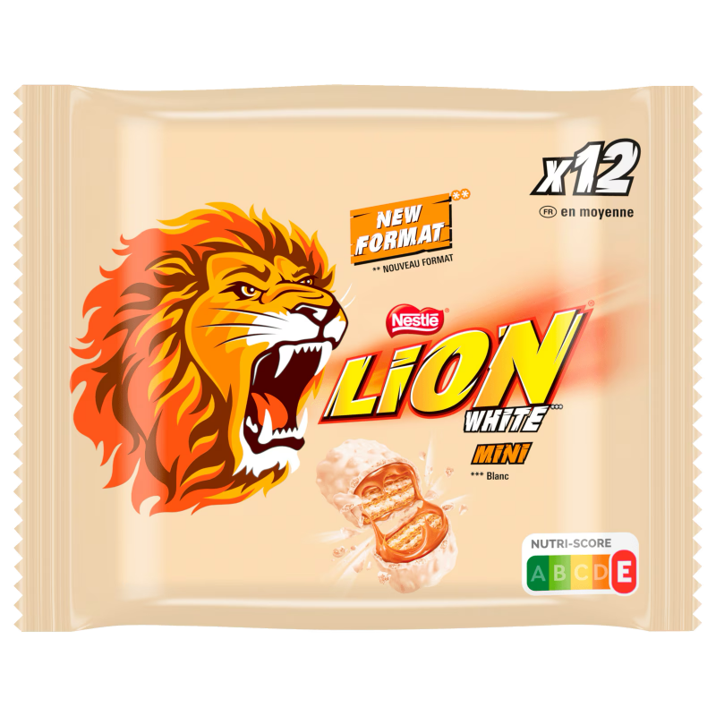 Lion white mini Snack Bag 237,6g