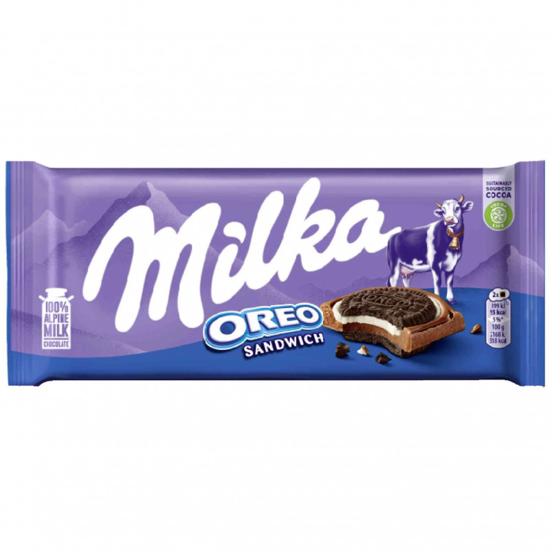 Milka Oreo sandwich tablette 92g