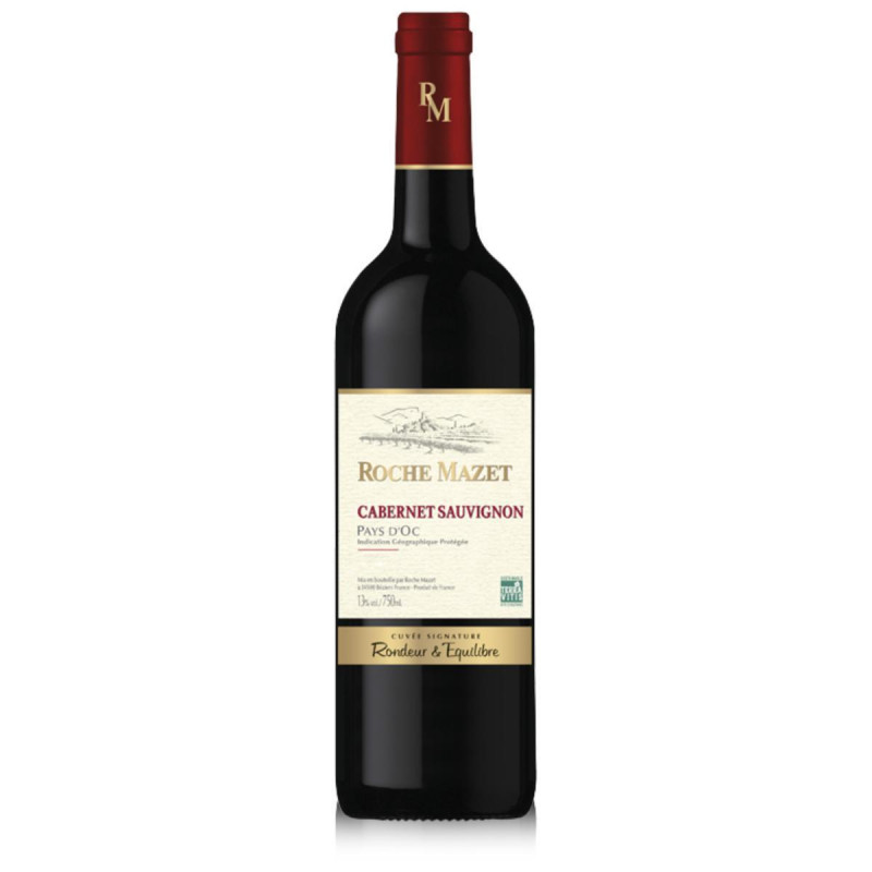 Roche Mazet - Cabernet Sauvignon vin rouge 2023 Pays d'OC 75cl