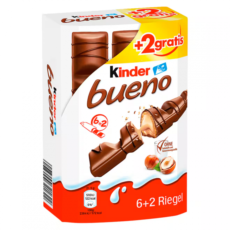 Kinder bueno 6+2 pack 156g