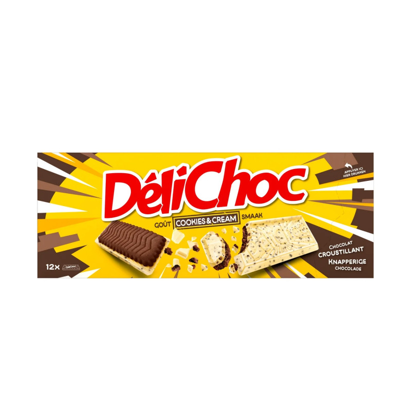 DéliChoc biscuits cookies & cream 150g