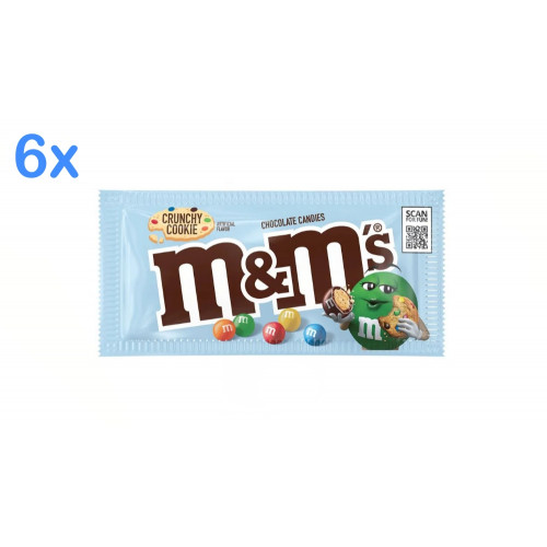M&M's Crunchy Cookie Pack de 6x38,3g