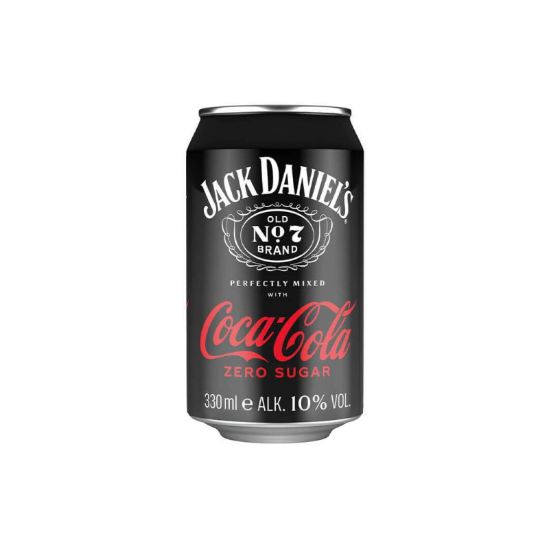 Jack Daniel's Coca Cola zero sugar 33cl