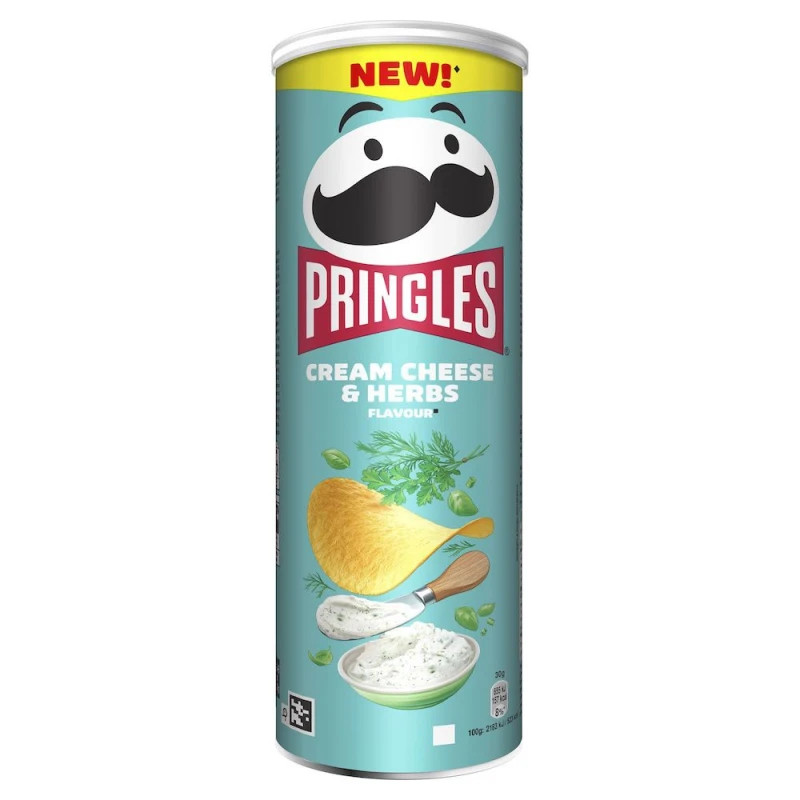 Pringles Cream cheese & herbs 165g