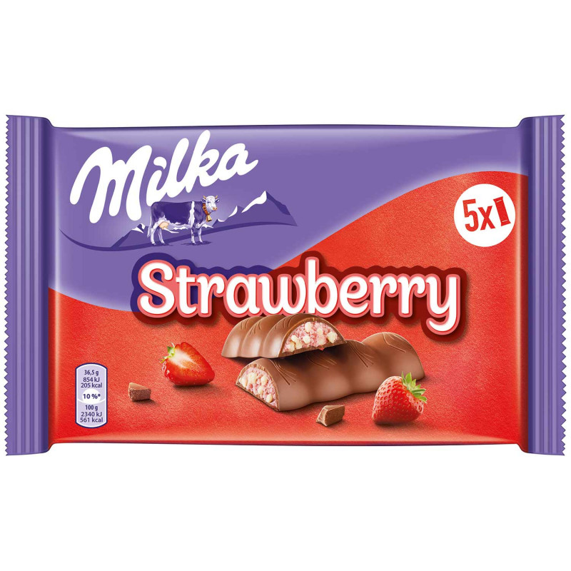 MILKA strawberry 5x36,5g