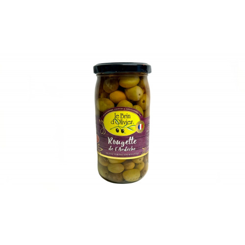 Le Brin D'Olivier - Olives vertes rougette de l'Ardèche 370g