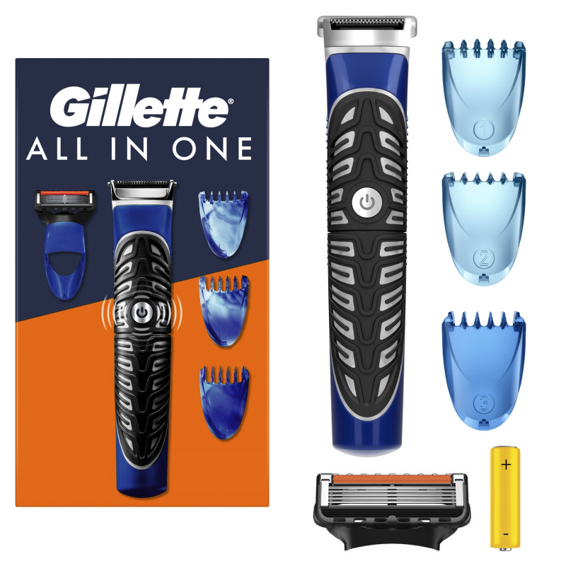 GILLETTE Rasoir Tondeuse Rasoir Sculpte Barbe Pour Homme All In One