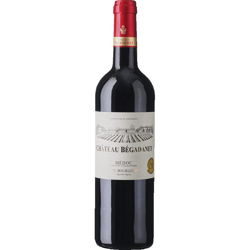 Château Bégadanet vin rouoge Médoc 14% Cru 2022 Bourgeois 75cl
