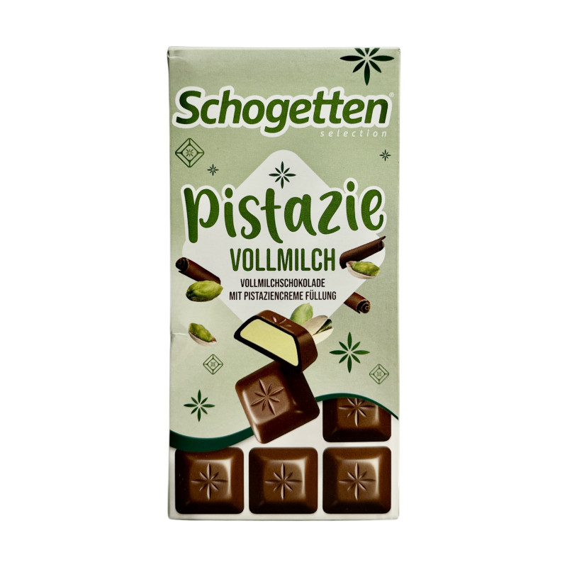 Schogetten Vollmilch Schokolade Pistache 100g